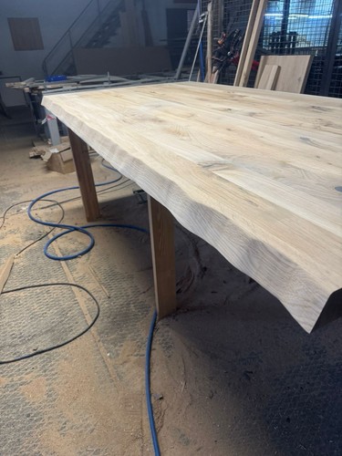 Solid oak tabletop table - solid,