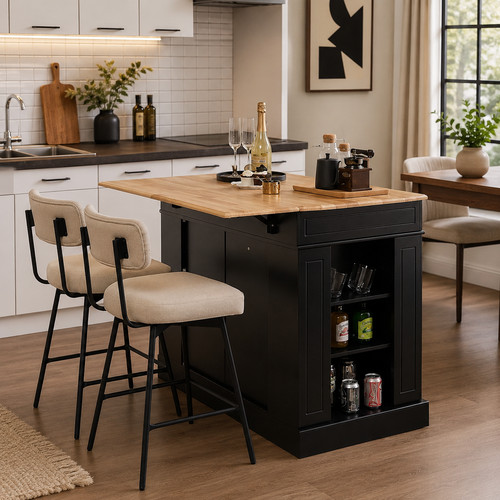 Kitchen island 120cm drop - island,