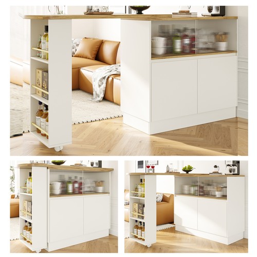 Extendable kitchen island - kitchen,