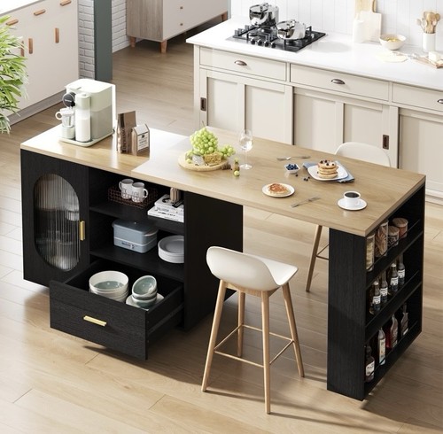 Kitchen island table with - kitchen,