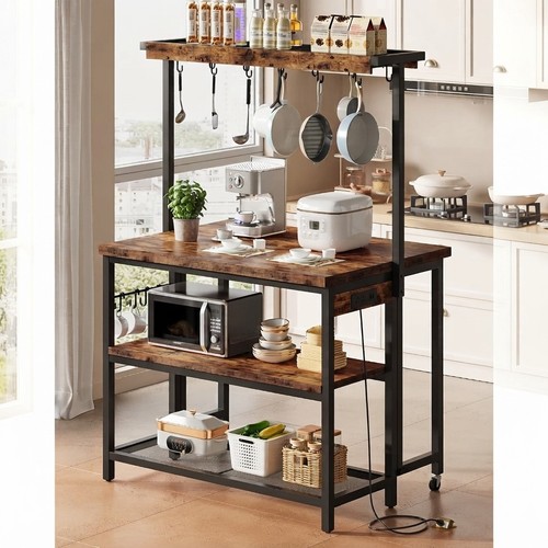 Elegant rustic brown kitchen - brown,