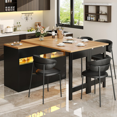 Kitchen island bar table - kitchen,
