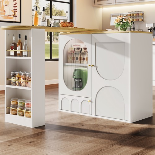 Kitchen island extendable bar - kitchen,