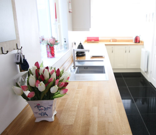 Oak rustic kitchen worktop - oak,